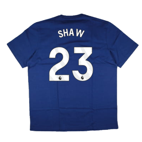2024-2025 Man Utd Seasonal Tee (Victory Blue) (Shaw 23)