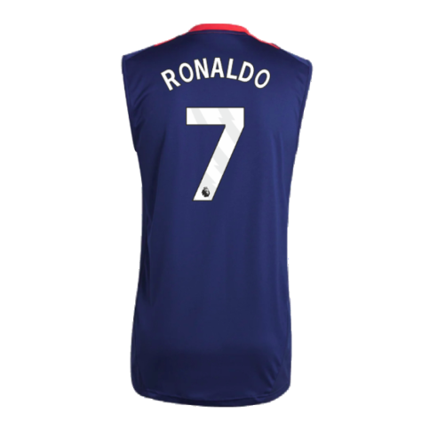 2024-2025 Man Utd Sleeveless Jersey (Night Indigo) (Ronaldo 7)