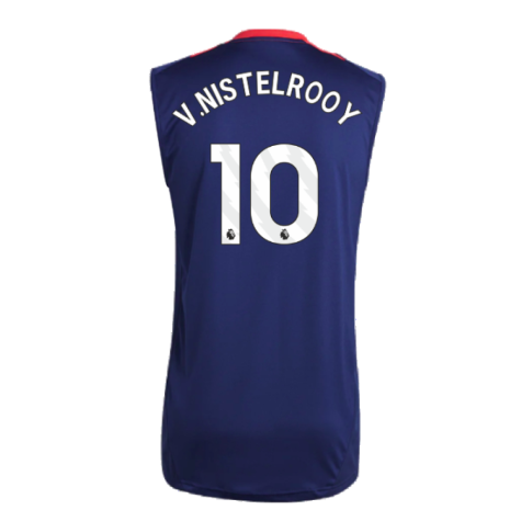 2024-2025 Man Utd Sleeveless Jersey (Night Indigo) (V.Nistelrooy 10)