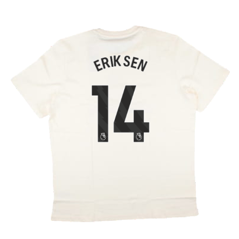 2024-2025 Man Utd SZN Graphic Tee (Cream White) (Eriksen 14)