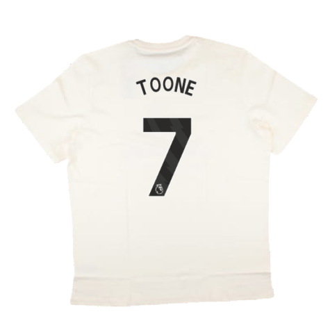 2024-2025 Man Utd SZN Graphic Tee (Cream White) (Toone 7)