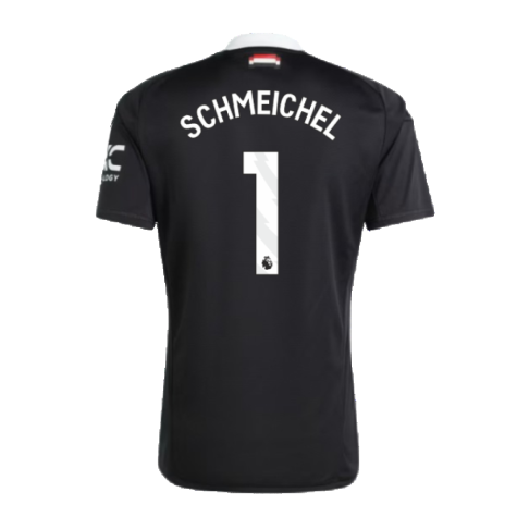 2024-2025 Man Utd Third Goalkeeper Shirt (Black) (Schmeichel 1)