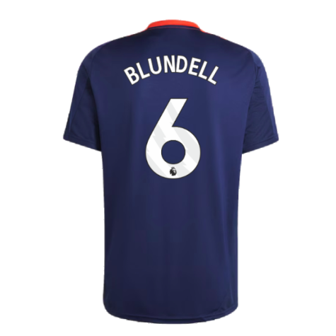 2024-2025 Man Utd Training Jersey (Night Indigo) (Blundell 6)