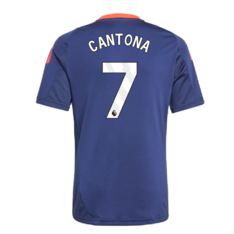 2024-2025 Man Utd Training Jersey (Night Indigo) - Kids (Cantona 7)