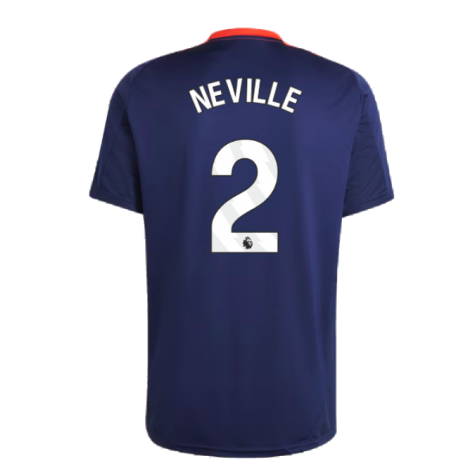 2024-2025 Man Utd Training Jersey (Night Indigo) (Neville 2)