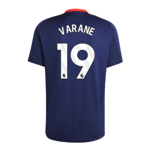 2024-2025 Man Utd Training Jersey (Night Indigo) (Varane 19)