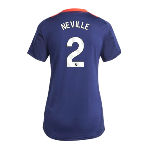 2024-2025 Man Utd Training Jersey (Night Indigo) - Womens (Neville 2)