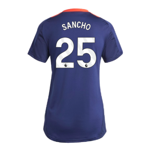 2024-2025 Man Utd Training Jersey (Night Indigo) - Womens (Sancho 25)