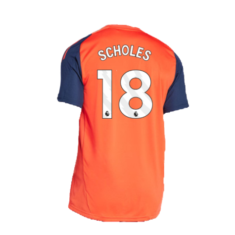 2024-2025 Man Utd Training Jersey (Red) (Scholes 18)