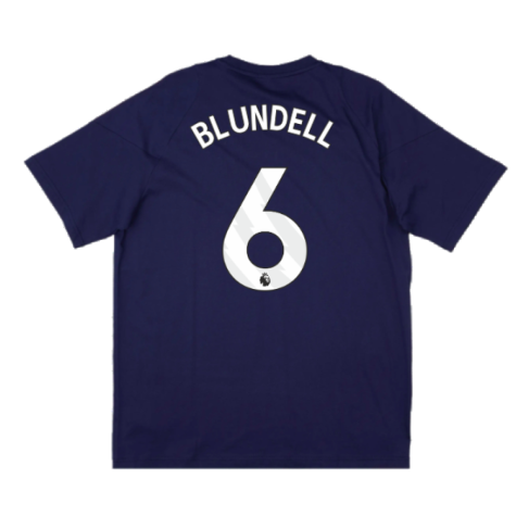 2024-2025 Man Utd Training Tee (Night Indigo) (Blundell 6)