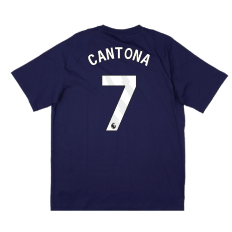 2024-2025 Man Utd Training Tee (Night Indigo) (Cantona 7)