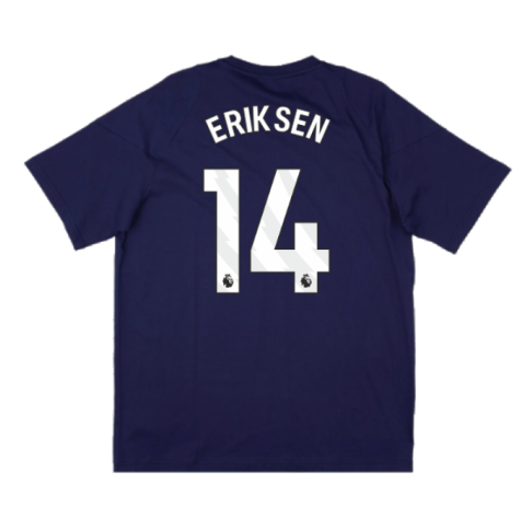 2024-2025 Man Utd Training Tee (Night Indigo) (Eriksen 14)