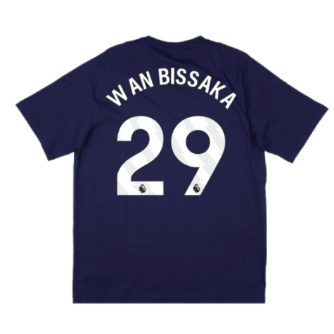 2024-2025 Man Utd Training Tee (Night Indigo) (Wan Bissaka 29)