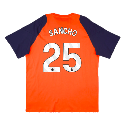 2024-2025 Man Utd Training Tee (Red) (Sancho 25)