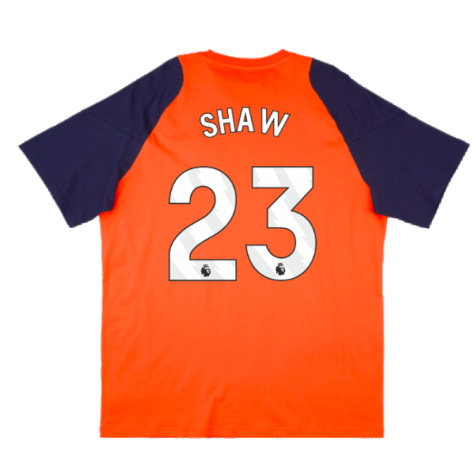 2024-2025 Man Utd Training Tee (Red) (Shaw 23)