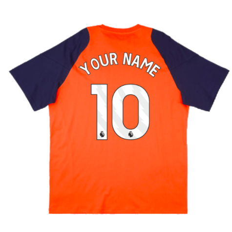 2024-2025 Man Utd Training Tee (Red) (Your Name)