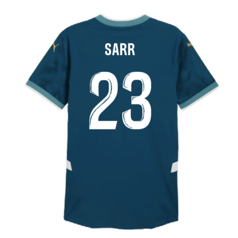 2024-2025 Marseille Away Authentic Shirt (Sarr 23)