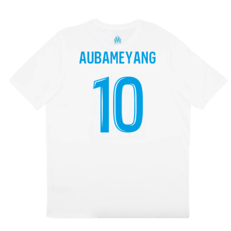 2024-2025 Marseille ftblCulture Tee (White) (Aubameyang 10)