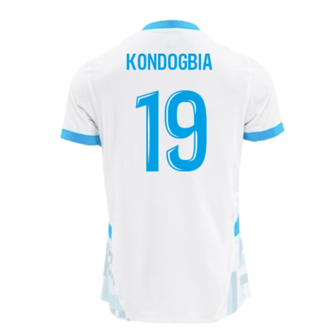 2024-2025 Marseille Home Authentic Shirt (Kondogbia 19)