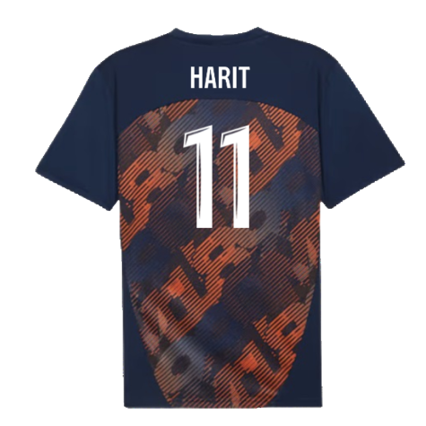 2024-2025 Marseille Pre-Match Shirt (Club Navy) (Harit 11)