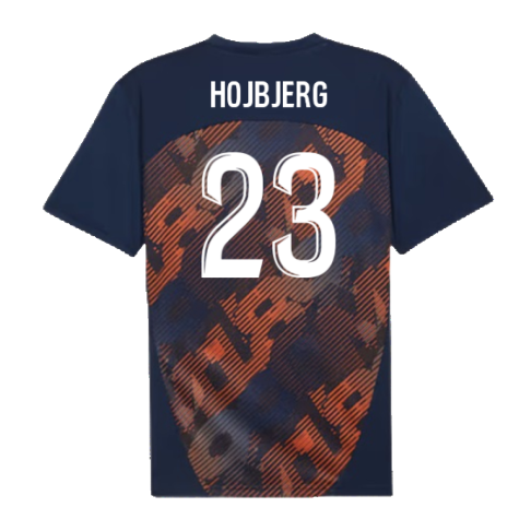 2024-2025 Marseille Pre-Match Shirt (Club Navy) (Hojbjerg 23)