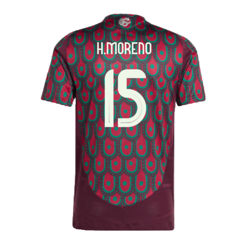 2024-2025 Mexico Authentic Home Shirt (H.MORENO 15)