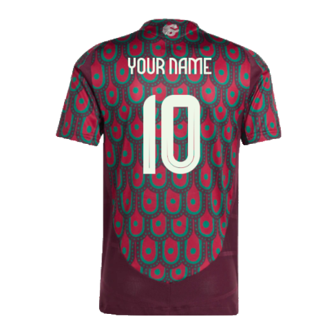 2024-2025 Mexico Authentic Home Shirt (Your Name)