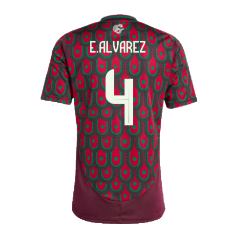 2024-2025 Mexico Home Shirt (E.ALVAREZ 4)
