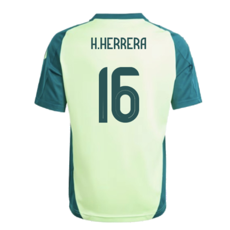 2024-2025 Mexico Training Jersey (Green) - Kids (H.HERRERA 16)