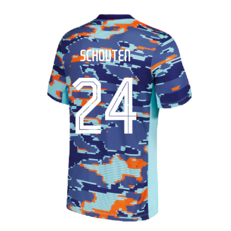 2024-2025 Netherlands Academy Pro Pre-Match Shirt (Blue) (Schouten 24)