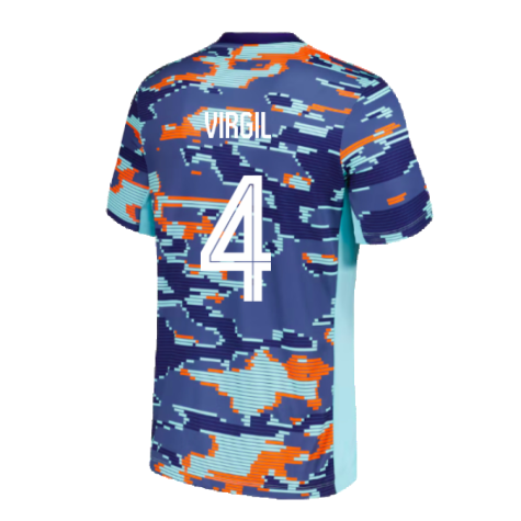 2024-2025 Netherlands Academy Pro Pre-Match Shirt (Blue) (Virgil 4)