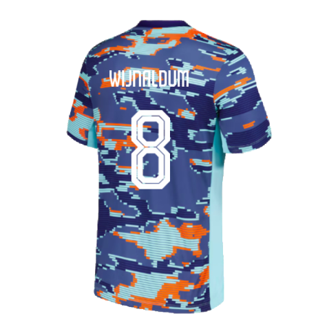 2024-2025 Netherlands Academy Pro Pre-Match Shirt (Blue) (Wijnaldum 8)