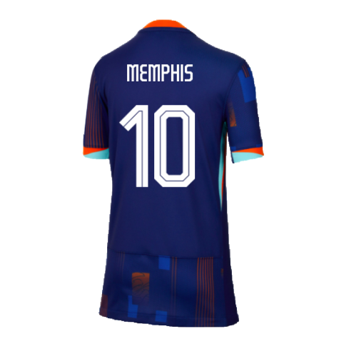 2024-2025 Netherlands Away Shirt (Kids) (Memphis 10)