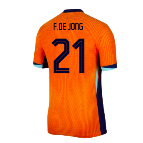 2024-2025 Netherlands Dri-Fit ADV Match Home Shirt (F.De Jong 21)