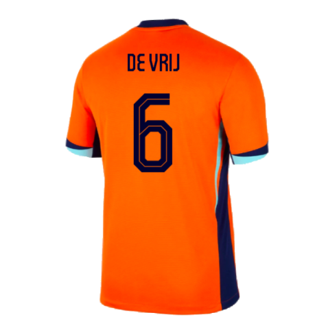 2024-2025 Netherlands Home Shirt (De Vrij 6)