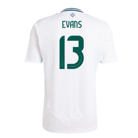 2024-2025 Northern Ireland Away Shirt (Evans 13)