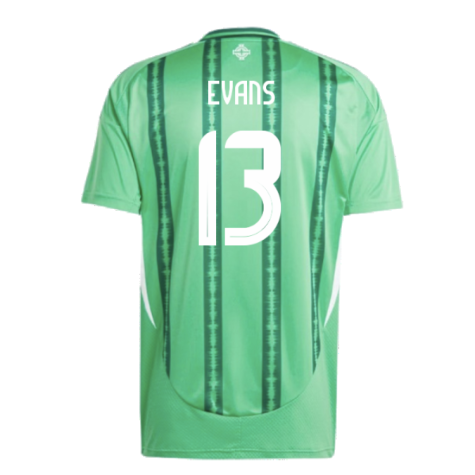 2024-2025 Northern Ireland Home Shirt (Evans 13)