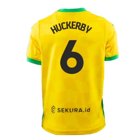 2024-2025 Norwich Home Shirt (Kids) (Huckerby 6)