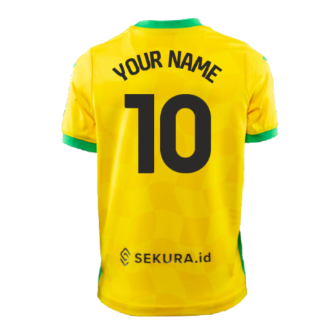 2024-2025 Norwich Home Shirt (Kids) (Your Name)