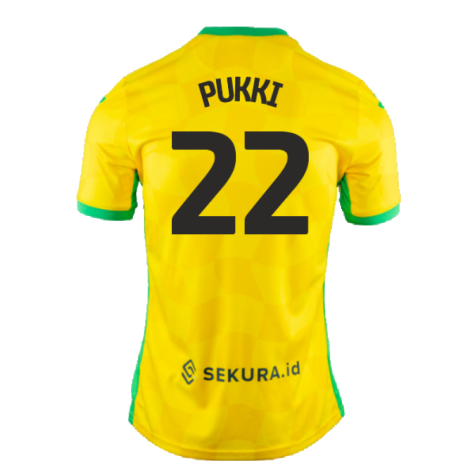 2024-2025 Norwich Home Shirt (Pukki 22)