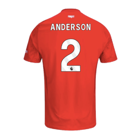 2024-2025 Nottingham Forest Home Shirt (Anderson 2)