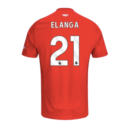 2024-2025 Nottingham Forest Home Shirt (Elanga 21)