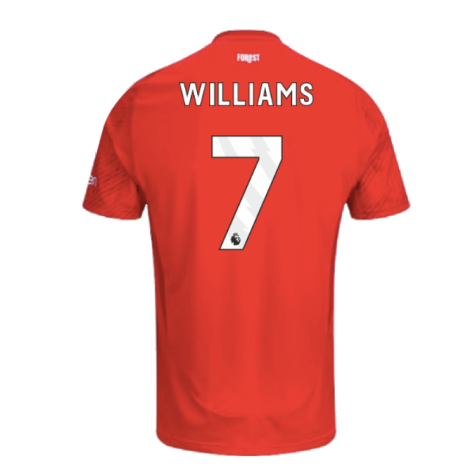 2024-2025 Nottingham Forest Home Shirt (Williams 7)