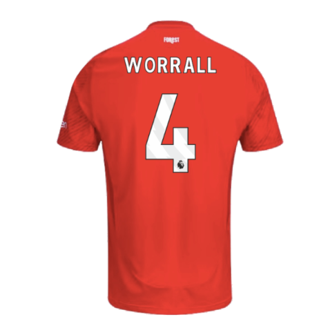 2024-2025 Nottingham Forest Home Shirt (Worrall 4)