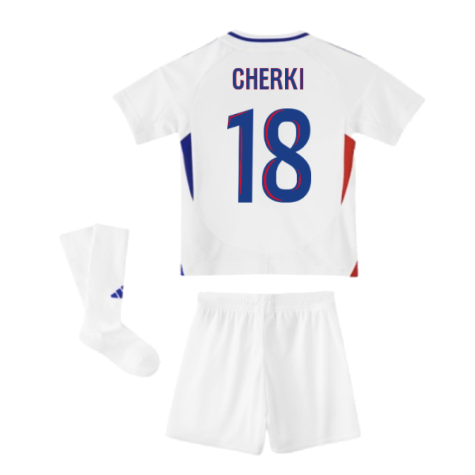 2024-2025 Olympique Lyon Home Mini Kit (Cherki 18)