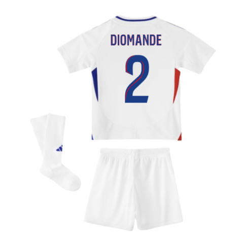 2024-2025 Olympique Lyon Home Mini Kit (Diomande 2)