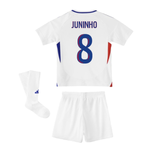 2024-2025 Olympique Lyon Home Mini Kit (Juninho 8)