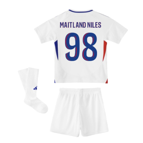 2024-2025 Olympique Lyon Home Mini Kit (Maitland Niles 98)