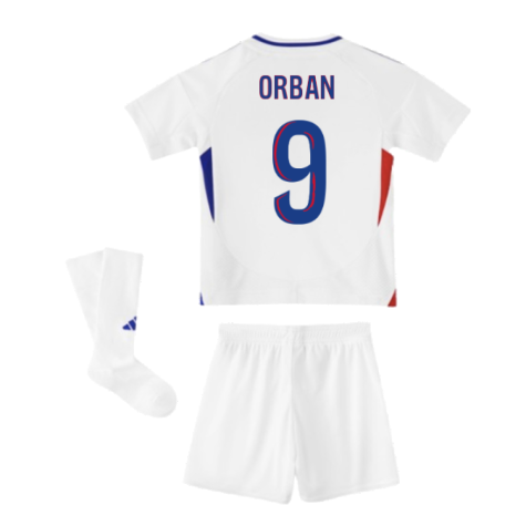 2024-2025 Olympique Lyon Home Mini Kit (Orban 9)