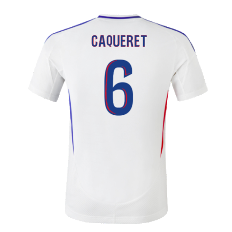 2024-2025 Olympique Lyon Home Shirt (Caqueret 6)